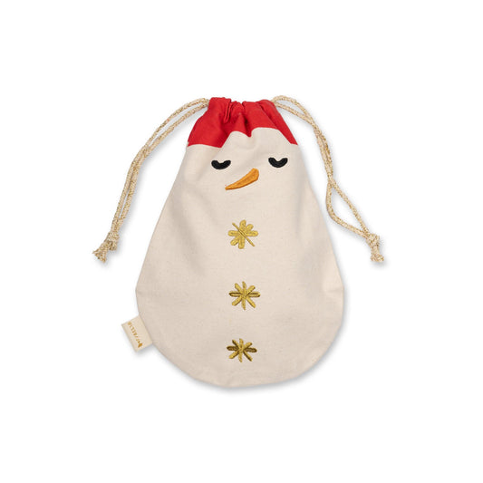 Geschenke-Stoffbeutel Snowman - Nook' d' Mel - Kinder Concept Store