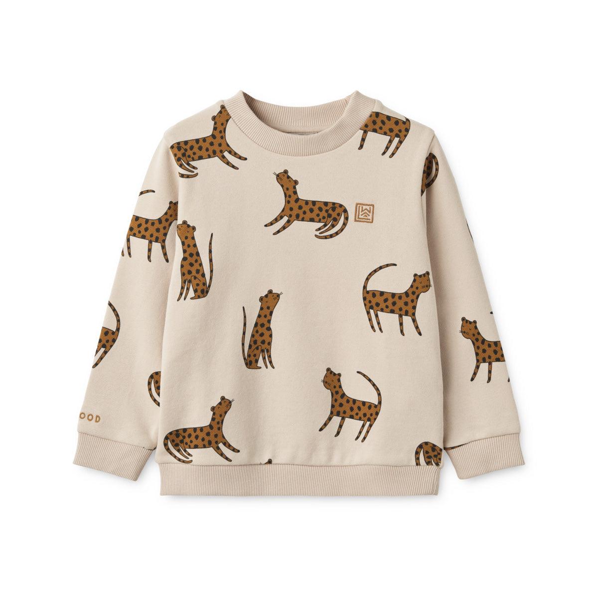 LIEWOOD Sweatshirt Thora Leopard Sandy